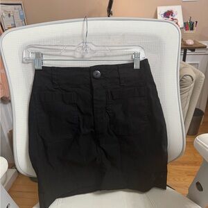 Anthropologie Maeve Black Mini Skirt with Pockets